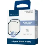 Insignia™ - Hybrid Glass Screen Protectors for Apple Watch 41mm (2-Pack) - Clear (NS-AWSP241)
