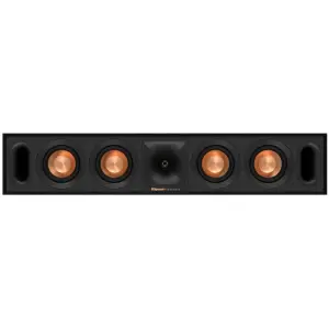 Klipsch - Next Gen Reference Series Quad 3-1/2" 400-Watt Passive 2-Way Center-Channel Speaker - Black (1069856)