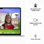 Apple - Geek Squad Certified Refurbished MacBook Air 15-inch Laptop - M3 chip - Starlight (TI-GSRF MRYR3LL/A)