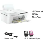 HP DeskJet 4255e Wireless All-in-One Printer – White