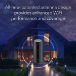 NETGEAR - Nighthawk BE18000 Tri-Band Wi-Fi 7 Router - Black (RS600-100NAS)