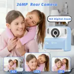 Contixo KC2 Kids Instant Print Camera (12MP, 1080P, 2.4" Screen) – Blue
