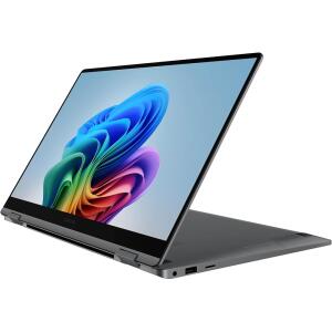 Samsung Galaxy Book5 360 15.6" AI Laptop, Intel Core Ultra 7, 16GB RAM, 512GB SSD, FHD AMOLED Touch, Windows 11 Pro (2025, Gray)