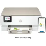 HP ENVY Inspire 7255e Wireless All-in-One Photo Printer – White & Sandstone