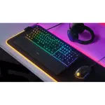 SteelSeries Apex 3 Wired Gaming Keyboard with 10-Zone RGB – Black