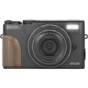 Minolta MND35 64MP 4K Digital Camera – Black