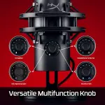 HyperX - QuadCast 2 S Wired Multi-Pattern USB Electret Condenser Microphone (9A273AA)