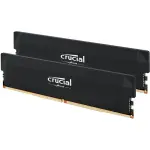 Crucial - Pro OC Gaming 32GB (2x16GB) DDR5 6400MHz C38 UDIMM Intel XMP 3.0 & AMD EXPO Desktop Memory - Black (CP2K16G64C38U5B)