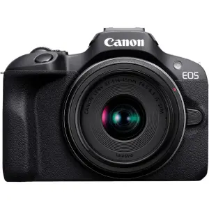 Canon EOS R100 4K Mirrorless Camera with RF-S18-45mm Lens – Black