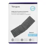 Targus - Ergonomic Foldable Bluetooth Antimicrobial Keyboard - Black (AKF003US)