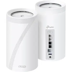 TP-Link Deco BE33000 Quad-Band Mesh Wi-Fi 7 System (2-Pack) - White