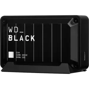 WD - D30 2TB Game Drive for PlayStation and Xbox External USB Type-C Portable SSD - Black
