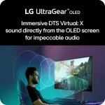 LG UltraGear 32" OLED Gaming Monitor - 4K 240Hz / FHD 480Hz, 0.03ms, G-SYNC, FreeSync Pro - Black