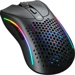 Glorious - Model D 2 Wireless Optical RGB Gaming Mouse with 6 Programmable Buttons - Wireless - Matte Black (GLO-MS-DWV2-MB)