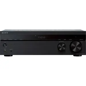 Sony - STRDH190- 2-Ch. Stereo Receiver with Bluetooth & Phono Input for Turntables - Black (STRDH190)