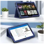 SaharaCase - Bi-Fold Folio Case for Amazon Fire HD 10 (2023) - Navy Blue