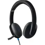 Logitech - H540 Wired On-Ear Headset - Black (981-000510)