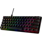 HyperX - Alloy Origins 60% Wired Mechanical Linear Red Switch Gaming Keyboard and RGB Back Lighting - Black