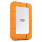 LaCie Rugged Mini SSD 1TB Solid State Drive - USB 3.2 Gen 2x2, - Silver and Orange (STMF1000400)