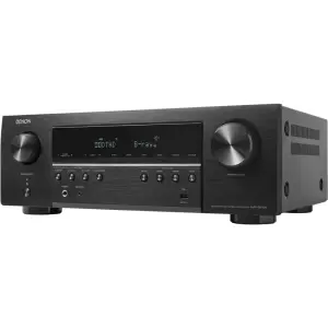 Denon - AVR-S670H (75W X 5) 5.2-Ch. with HEOS 8K Ultra HD and HDR Compatible AV Home Theater Receiver with Alexa - Black (AVRS670H)