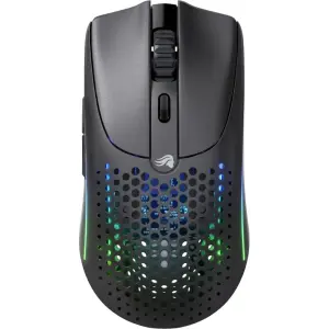 Glorious - Model O 2 Lightweight Wireless Optical Gaming Mouse with BAMF 2.0 Sensor - Wireless - Matte Black (GLO-MS-OWV2-MB)