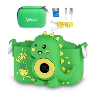 Contixo KC3 Kids 1080P Selfie Camera with Games – Green