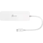j5create USB-C Multi-Port Hub with Power Delivery – White