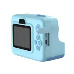 Hunkstar Kids Instant Print Camera with Dual Lens & 32GB Card – Blue