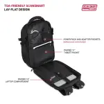 SwissGear Commander USB ScanSmart Laptop Backpack – Black