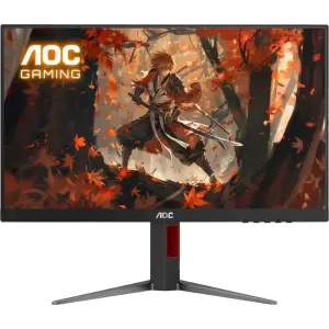 AOC - 24G4 23.8" IPS Gaming Monitor, FHD (1920x1080), 180Hz, 1ms, Freesync, HDR10 - Black/Silver/Red (24G4)