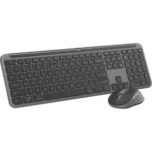 Logitech MK955 Signature Slim Wireless Keyboard & Mouse Combo – Quiet Typing, Graphite