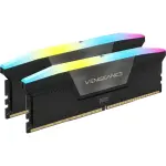 CORSAIR VENGEANCE RGB 32GB (2x16GB) DDR5 6000MHz Desktop RAM – Black