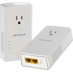 NETGEAR - 2000 Powerline + Extra Outlet (PLP2000-100PAS)