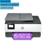 HP OfficeJet 8015e Wireless All-in-One Printer - White