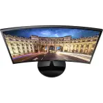 Samsung - 390C Series 24" LED Curved FHD AMD FreeSync Monitor - Black (C24F390)