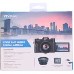 Vivitar VECXX101 4K Digital Camera – Black