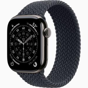 Apple Watch Series 11 Titanium GPS ( Textile, Braided Solo Loop )