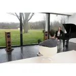 MartinLogan - Motion Foundation F1 3-Way Floorstanding Speaker with 5.5” Midrange and Triple 5.5” Bass Drivers (Each) - Black (FF1B)