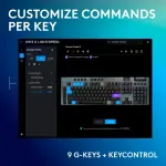 Logitech - G915 X LIGHTSPEED Full-size Wireless Mechanical GL Brown Tactile Switch Gaming Keyboard for PC/Mac - Black (920-012670)