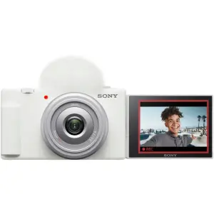 Sony ZV-1F Vlog Camera for Content Creators – White