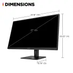 HP OMEN 27" QHD 240Hz IPS Gaming Monitor with HDR – Black