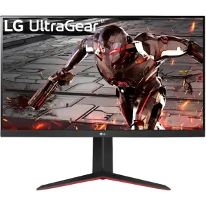 LG - UltraGear 32” LED QHD 5-ms AMD FreeSync Premium with HDR 10 (DisplayPort, HDMI) - Black