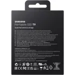 Samsung - Geek Squad Certified Refurbished T9 Portable SSD 1TB, Up to 2,000MB/s , USB 3.2 Gen2 - Black