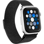 Insignia™ - Stainless Steel Mesh Band for Apple Watch 38mm, 40mm, 41mm, SE, and 42mm Series 10 - Black (NS-AWB41BMB2)