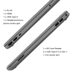 HP Essential 255 G8 Laptop, 15.6" FHD, Ryzen 5 5500U, 8GB RAM, 512GB SSD, Webcam, SD, HDMI, Wi-Fi 6, Win 11 Home – Grey