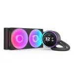NZXT Kraken Elite 240mm Liquid Cooler with RGB Fan & 2.72" Display - Black