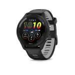 Garmin - Forerunner 265 GPS Smartwatch 46 mm Fiber-Reinforced polymer - Black (010-02810-00)
