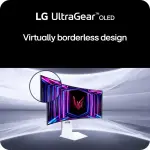 LG UltraGear 34" OLED Curved Gaming Monitor - WQHD, 240Hz, 0.03ms, FreeSync & NVIDIA G-SYNC Compatible, HDR400 - White