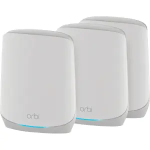 NETGEAR - Orbi 660 Series AX3800 Tri-Band Mesh Wi-Fi 6 System (3-pack) - White (RBK663-100NAS)