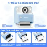 Contixo KC2 Kids Instant Print Camera (12MP, 1080P, 2.4" Screen) – Blue